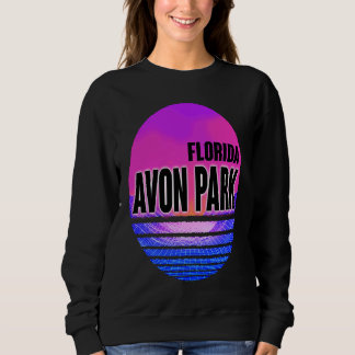 Vintage Avon Park  Vaporwave Florida スウェットシャツ