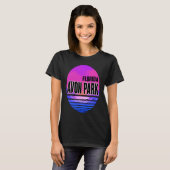 Vintage Avon Park  Vaporwave Florida Tシャツ (正面フル)