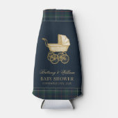 Vintage Baby Carriage Classic Baby Shower  ボトルクーラー (正面)