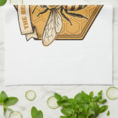 Vintage Backyard Beekeeper Honey Bee Heritage Club キッチンタオル (折り畳み)