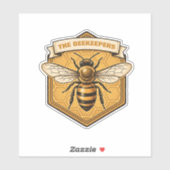 Vintage Backyard Beekeeper Honey Bee Heritage Club シール (シート)