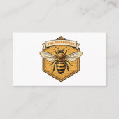 Vintage Backyard Beekeeper Honey Bee Heritage Club 名刺 (正面)