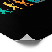 Vintage Badminton Evolution Shuttle Retro Badminto ポスター (角)