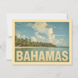 Vintage Bahamas Travel ポストカード