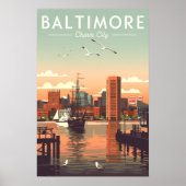 Vintage Baltimore ポスター (正面)