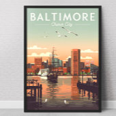 Vintage Baltimore ポスター