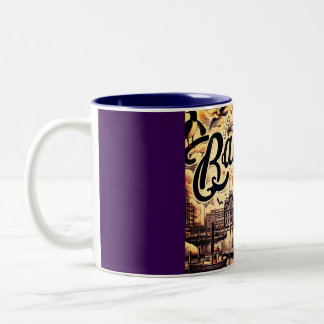  Vintage Baltimore Harbor Mug ツートーンマグカップ