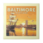 Vintage Baltimore Maryland タイル (正面)