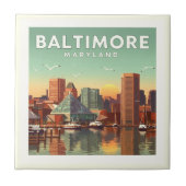 Vintage Baltimore Maryland タイル (正面)