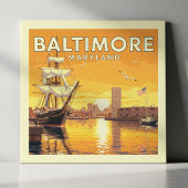 Vintage Baltimore Maryland タイル