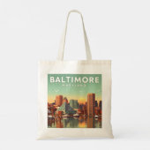 Vintage Baltimore Maryland トートバッグ (裏面)