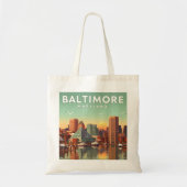Vintage Baltimore Maryland トートバッグ (正面)