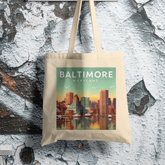 Vintage Baltimore Maryland トートバッグ
