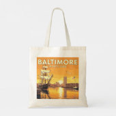 Vintage Baltimore Maryland トートバッグ (裏面)
