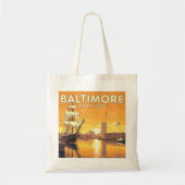 Vintage Baltimore Maryland トートバッグ (正面)