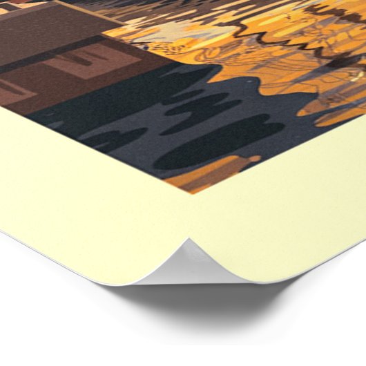 Vintage Baltimore Maryland ポスター (角)