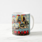 Vintage Bar Harbor Postcard Mug コーヒーマグカップ (正面右)