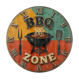 Vintage Barbecue Charcoal rill Master Gift カッティングボード