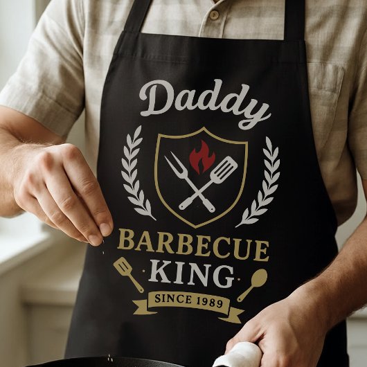Vintage Barbecue King Daddy BBQ エプロン