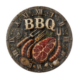 Vintage Barbecue Pitmaster Gift Sausage Kitchen カッティングボード
