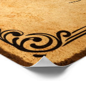 Vintage Barber Poster - Retro Haircut Tools Print ポスター (角)