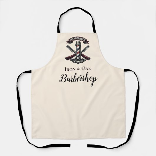 Vintage Barbershop Tools エプロン (正面)