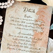 Vintage Baroque Mexican Lace Details Art Enclosure エンクロージャーカード