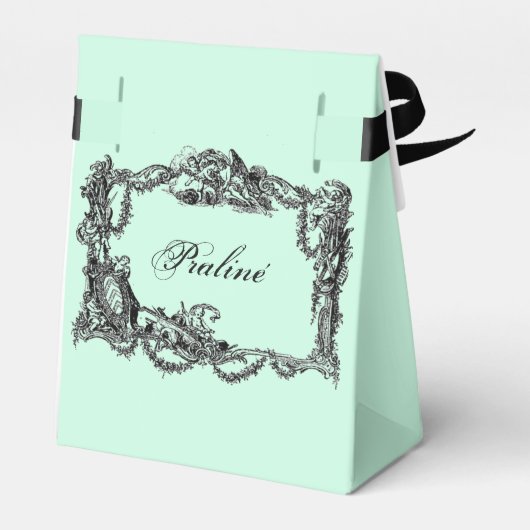 Vintage – Baroque – Praliné – Pralinen フェイバーボックス (裏面サイド)
