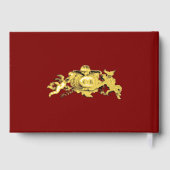 Vintage Baroque Rococo Cherubs Border ゲストブック (裏面)