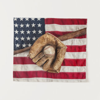 Vintage Baseball タペストリー