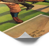 Vintage Baseball ポスター (角)