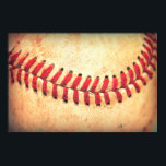 Vintage baseball ball ポスター<br><div class="desc"></div>