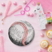 Vintage Baseball Birthday ペーパープレート (パーティー)
