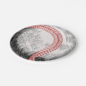 Vintage Baseball Birthday ペーパープレート (アングル)