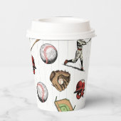 Vintage Baseball Birthday 紙コップ (裏面)