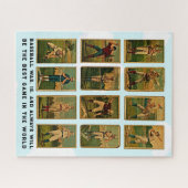 Vintage Baseball Cards ジグソーパズル (横)