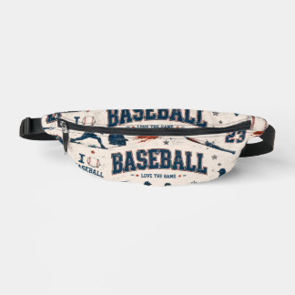 Vintage Baseball Fanny Pack | Baseball Lover Waist ファニーパック