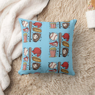 Vintage Baseball Pattern クッション