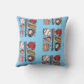 Vintage Baseball Pattern クッション (裏面)