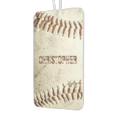 Vintage Baseball Personalized カーエアーフレッシュナー (左)