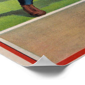 Vintage Baseball Players  Poster ポスター (角)