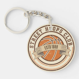 Vintage Basketball Emblem キーホルダー