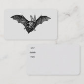 Vintage Bat Gothic Vampire 名刺 (正面/裏面)