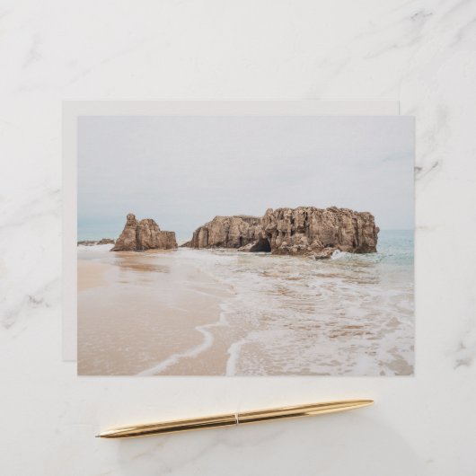 Vintage beach aesthetic scrapbook paper (正面/裏面インサイチュ)