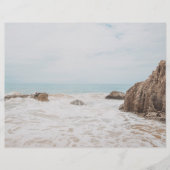 Vintage beach aesthetic scrapbook paper (正面)