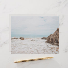 Vintage beach aesthetic scrapbook paper