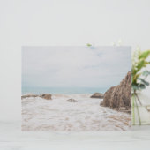 Vintage beach aesthetic scrapbook paper (スタンド正面)