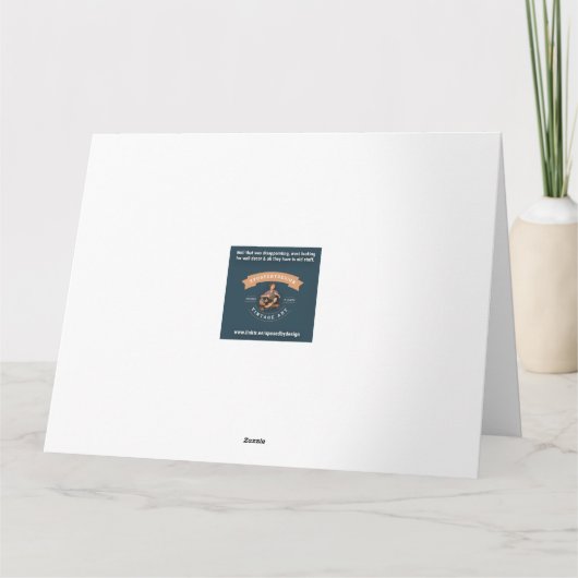 Vintage Beach Fun カード (裏面)