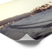 Vintage Beach Santa Barbara ポスター (角)