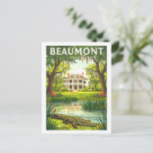 Vintage Beaumont Texas ポストカード (スタンド正面)